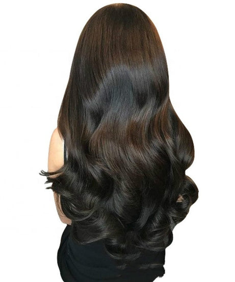Big Wave Curly African Black Synthetic Wigs