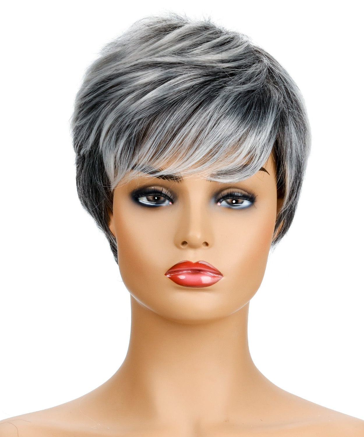 Ladies Fashion Realistic Short Curly Hair Headgear