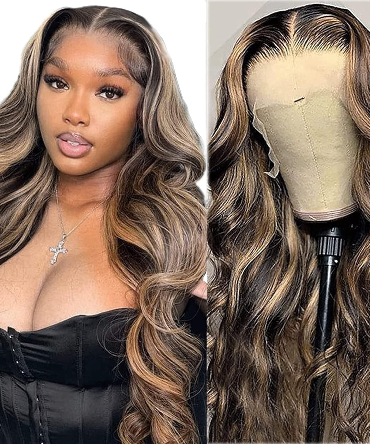 Women's Big Wave Long Roll Synthetic Wigs