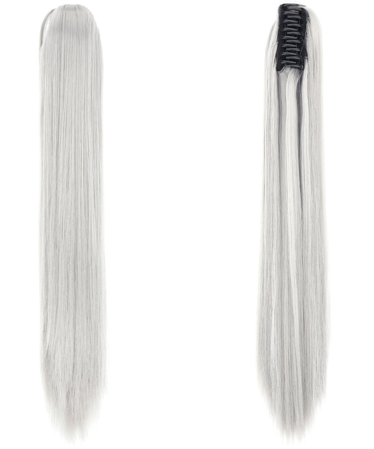 Fashion Ponytail Claw Clip Long Straight Hair Chemical Fiber Wig Fluffy