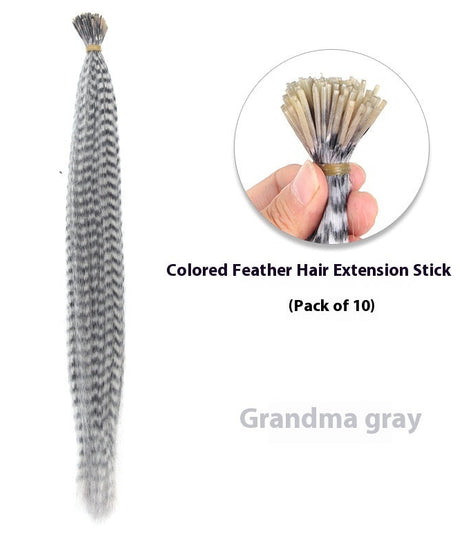 Feather Wig Colored Chemical Fiber Stripes 13 Colors
