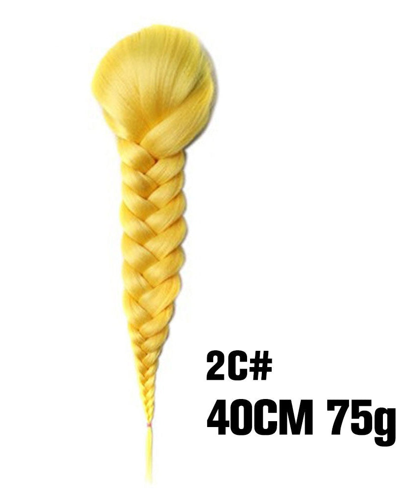 Synthetic Braided Fishtail Horse Tail Women's Wig