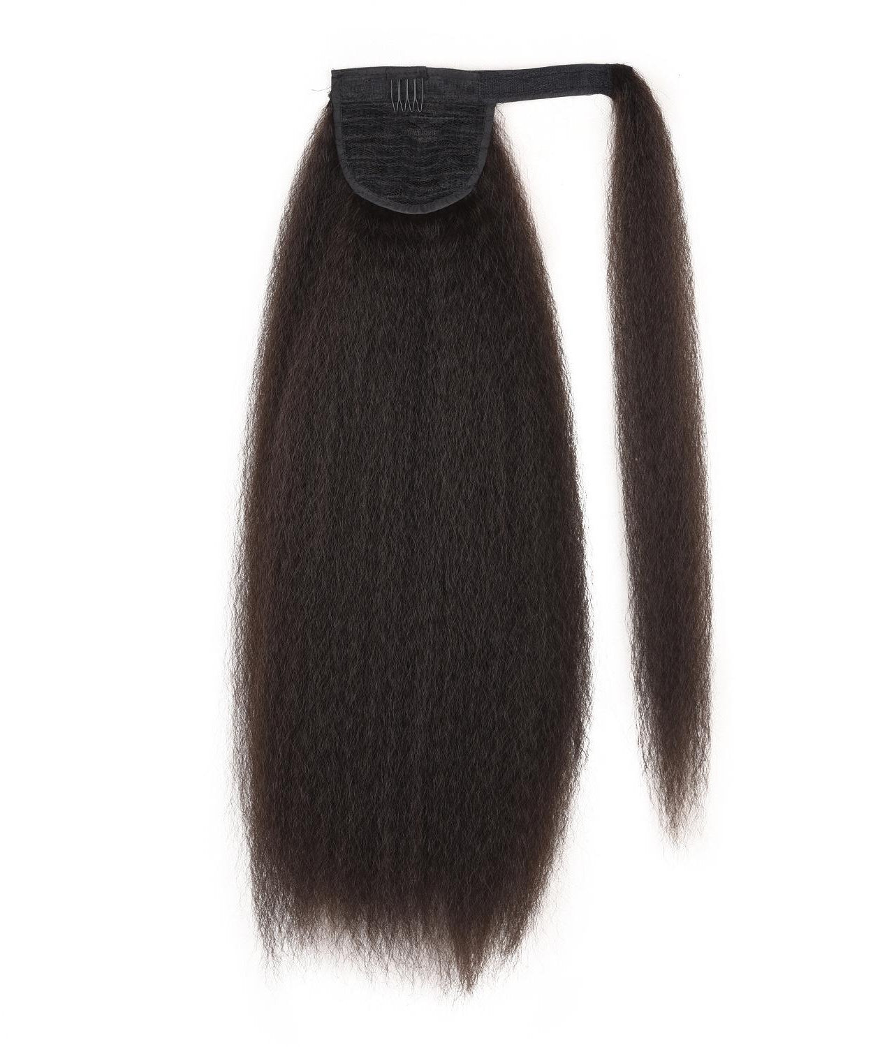 Women's Velcro Fluffy Curly Ponytail Wig