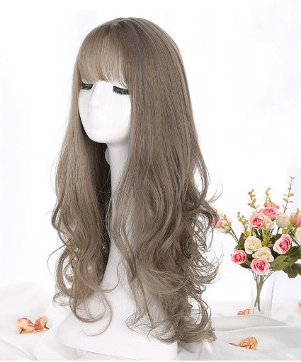 Wavy U Part Wigs for Women Clip in Hair Extension Invisible Half False Synthetic Wig Long Blonde Black Natural Hairpieces