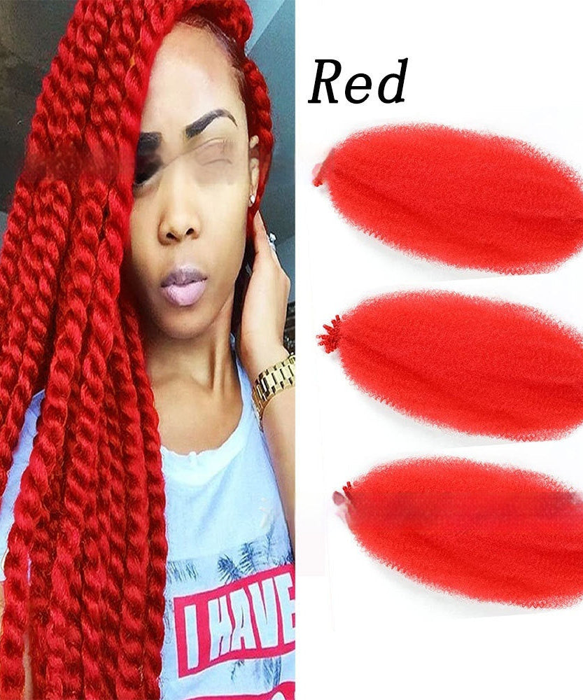 Wig Crochet Hair Springy Afro Twist Hair Chemical Fiber Wig Dreadlocks