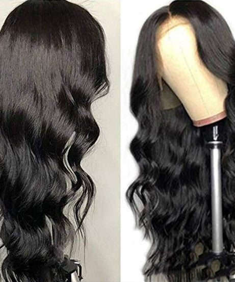 Big Wave Curly African Black Synthetic Wigs
