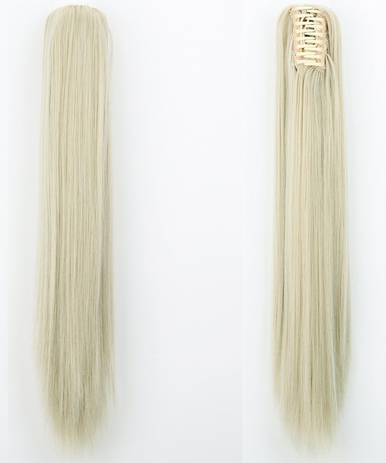 Fashion Ponytail Claw Clip Long Straight Hair Chemical Fiber Wig Fluffy