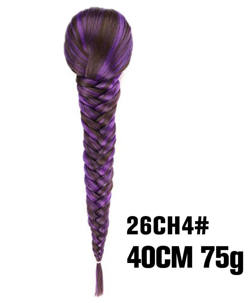Synthetic Braided Fishtail Horse Tail Women's Wig
