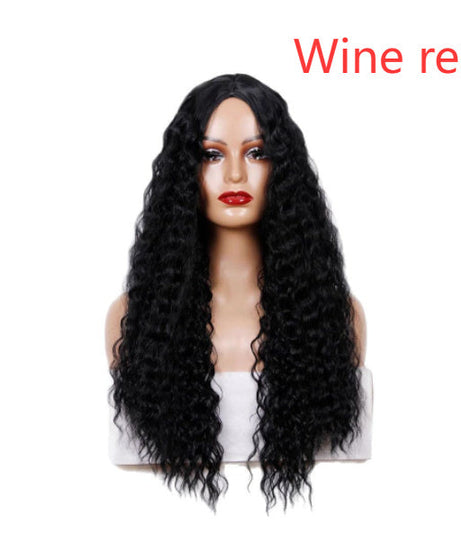 Medium Long Curly Hair Wave Synthetic Wigs