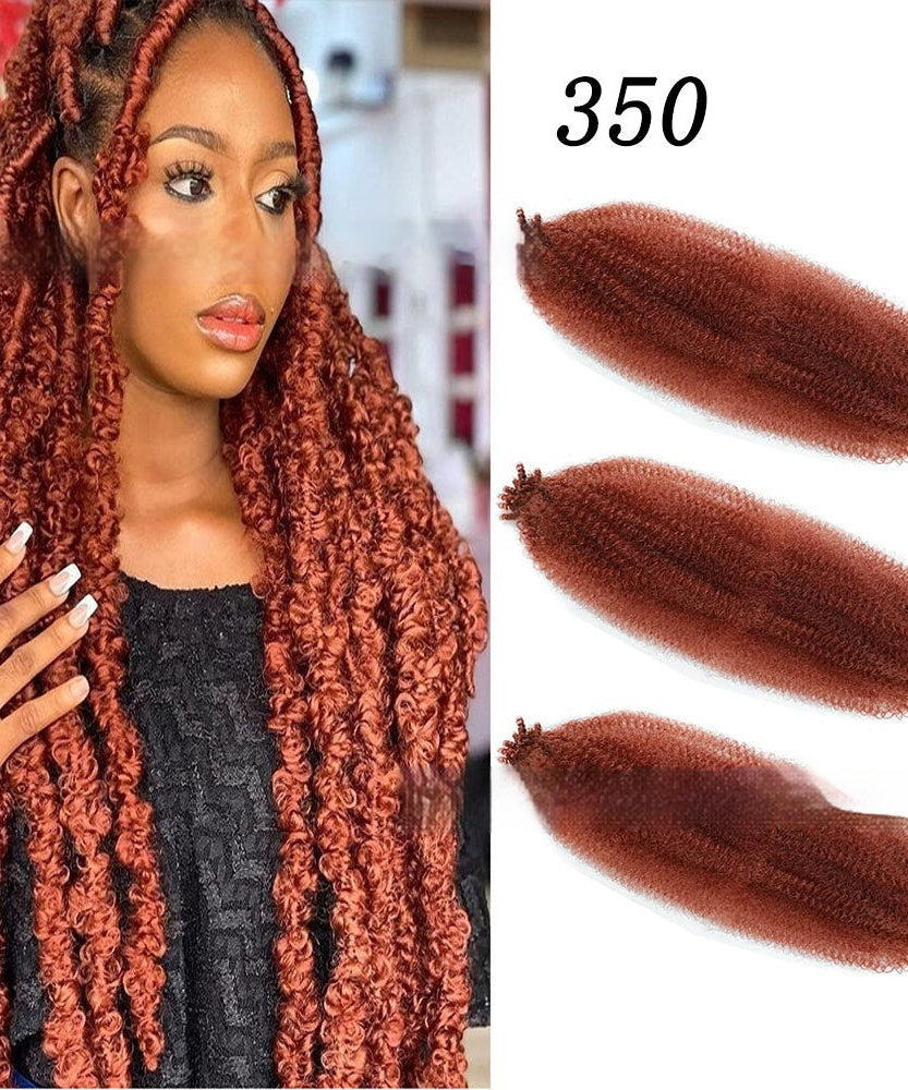 Wig Crochet Hair Springy Afro Twist Hair Chemical Fiber Wig Dreadlocks