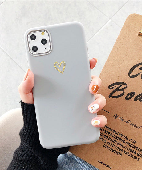 Hand painted love phone case