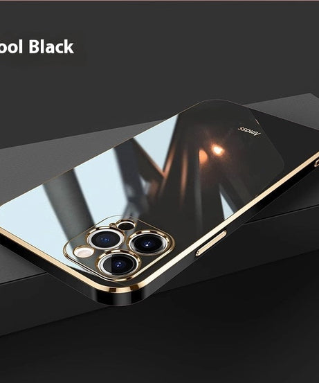 Simple 6D Straight Edge Electroplating Suitable For 16 Phone Case