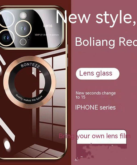 Apple 14 Phone Case Seconds To 15 Large Windows Baked Porcelain Without Logo Magnetic Suction Simple High