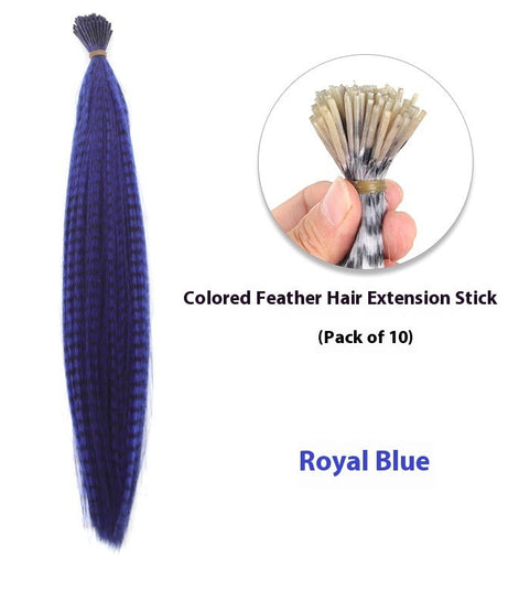 Feather Wig Colored Chemical Fiber Stripes 13 Colors