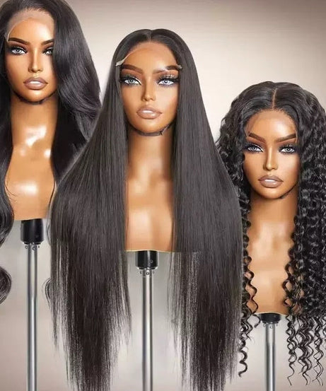 European And American Ladies Front Lace Synthetic Wigs