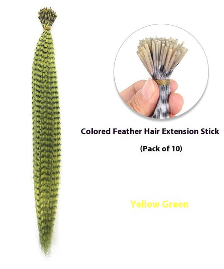 Feather Wig Colored Chemical Fiber Stripes 13 Colors