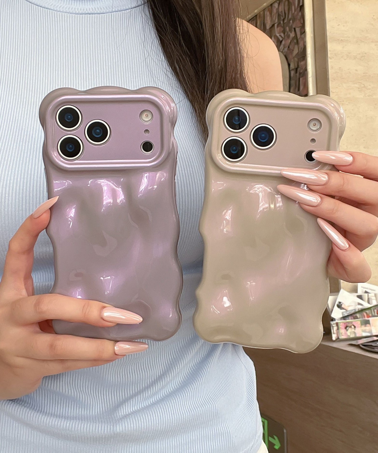 Simple Bubble Suitable For 16pro Max Phone Case 17 New Small Wave Case