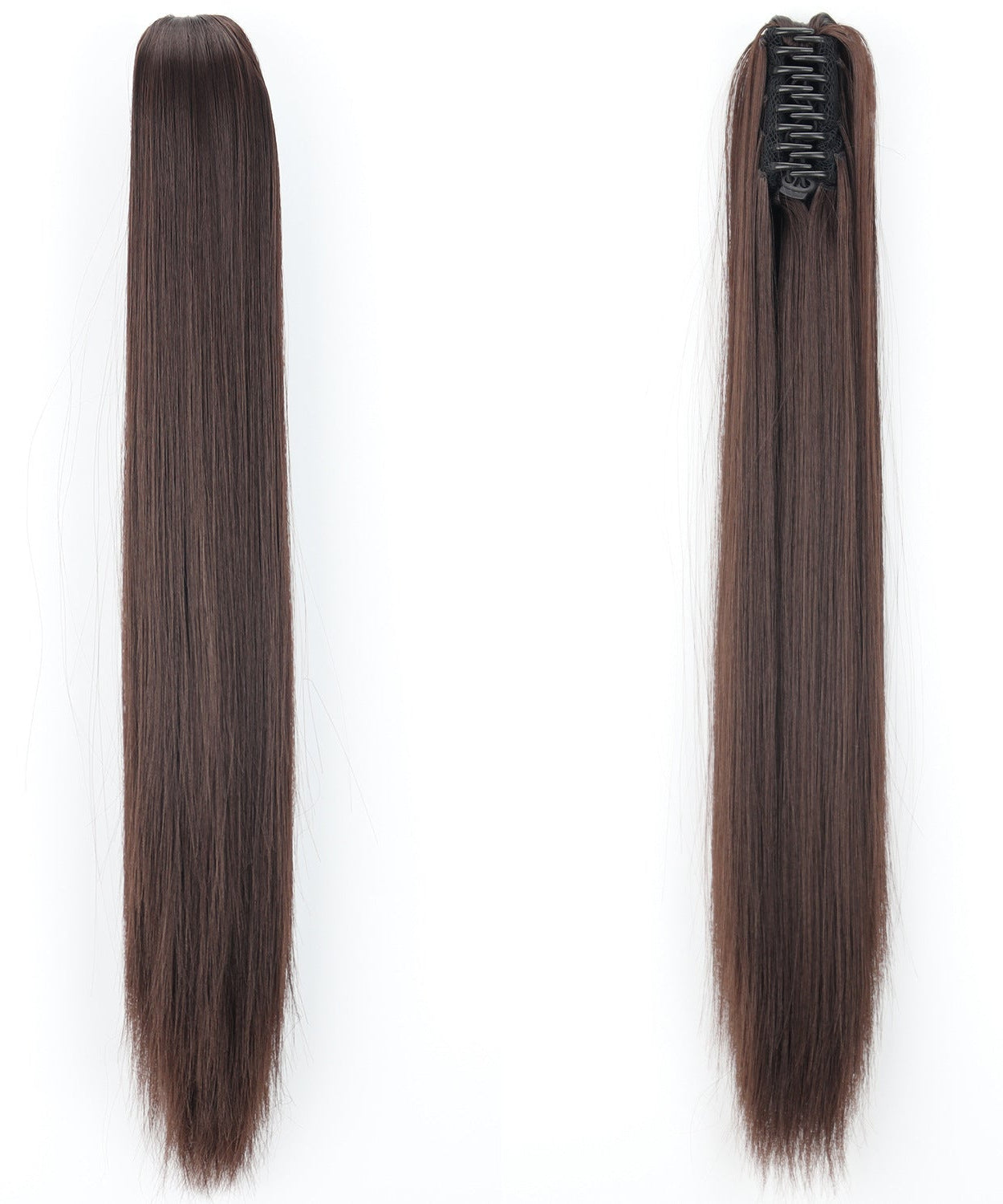 Fashion Ponytail Claw Clip Long Straight Hair Chemical Fiber Wig Fluffy