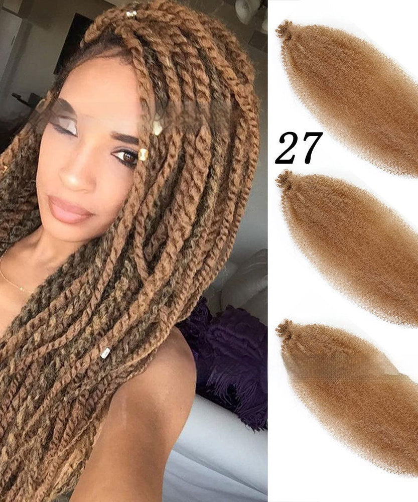 Wig Crochet Hair Springy Afro Twist Hair Chemical Fiber Wig Dreadlocks
