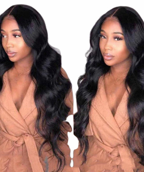 Big Wave Curly African Black Synthetic Wigs
