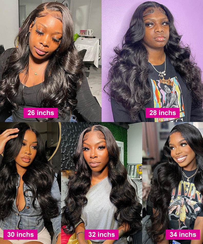 Synthetic Wigs Front Lace Long Curly Hair Headgear