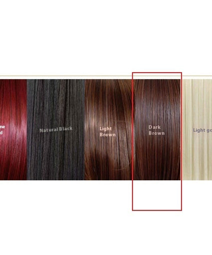 Mid-length Straight Hair Hand-woven Front Lace Synthetic Wigs