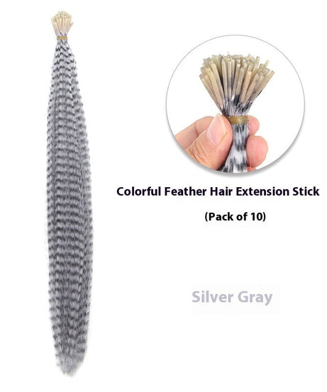 Feather Wig Colored Chemical Fiber Stripes 13 Colors