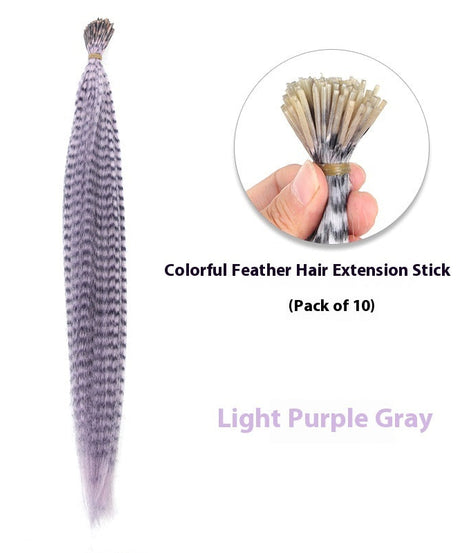 Feather Wig Colored Chemical Fiber Stripes 13 Colors
