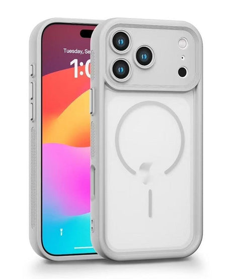 Suitable For 17 Phone Case Frosted Magnetic Skin-absorbing Soft Cover