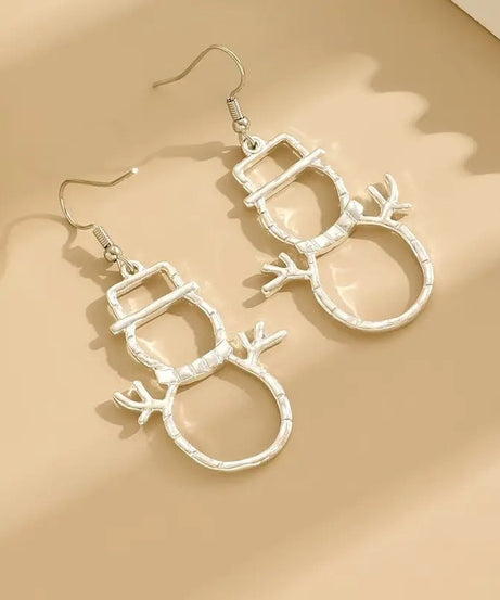 Snowman Earrings