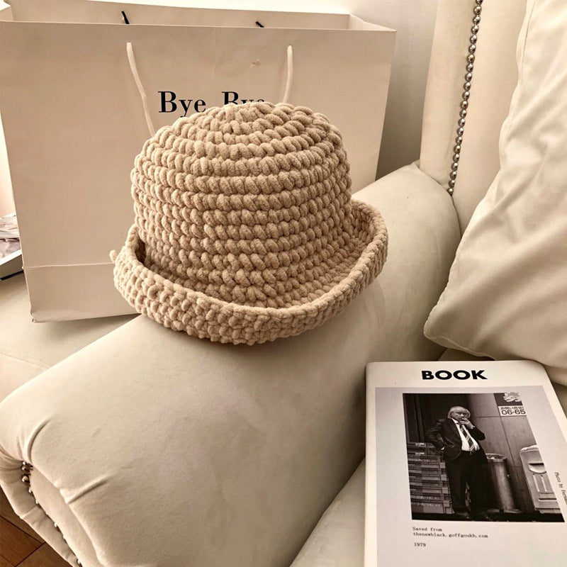 Coarse Wool Fisherman Hat