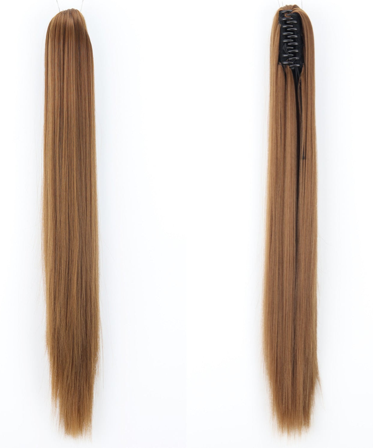 Fashion Ponytail Claw Clip Long Straight Hair Chemical Fiber Wig Fluffy