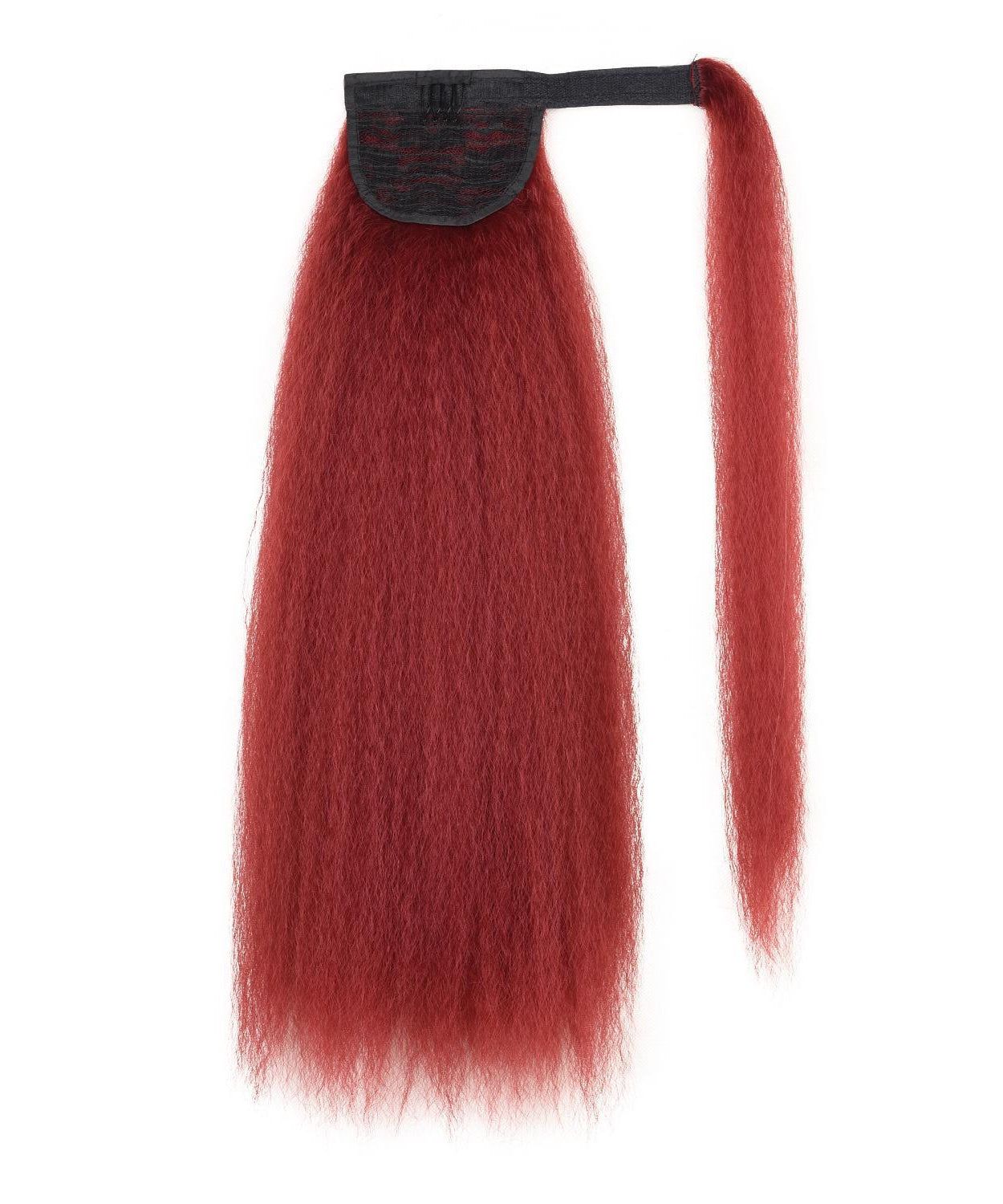 Women's Velcro Fluffy Curly Ponytail Wig