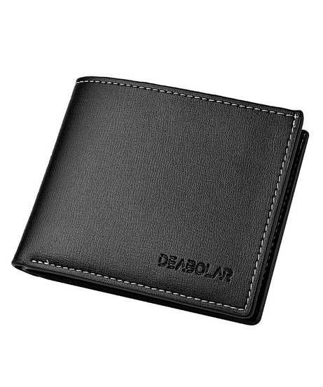 Leisure Two Fold Short Horizontal Men's Wallet