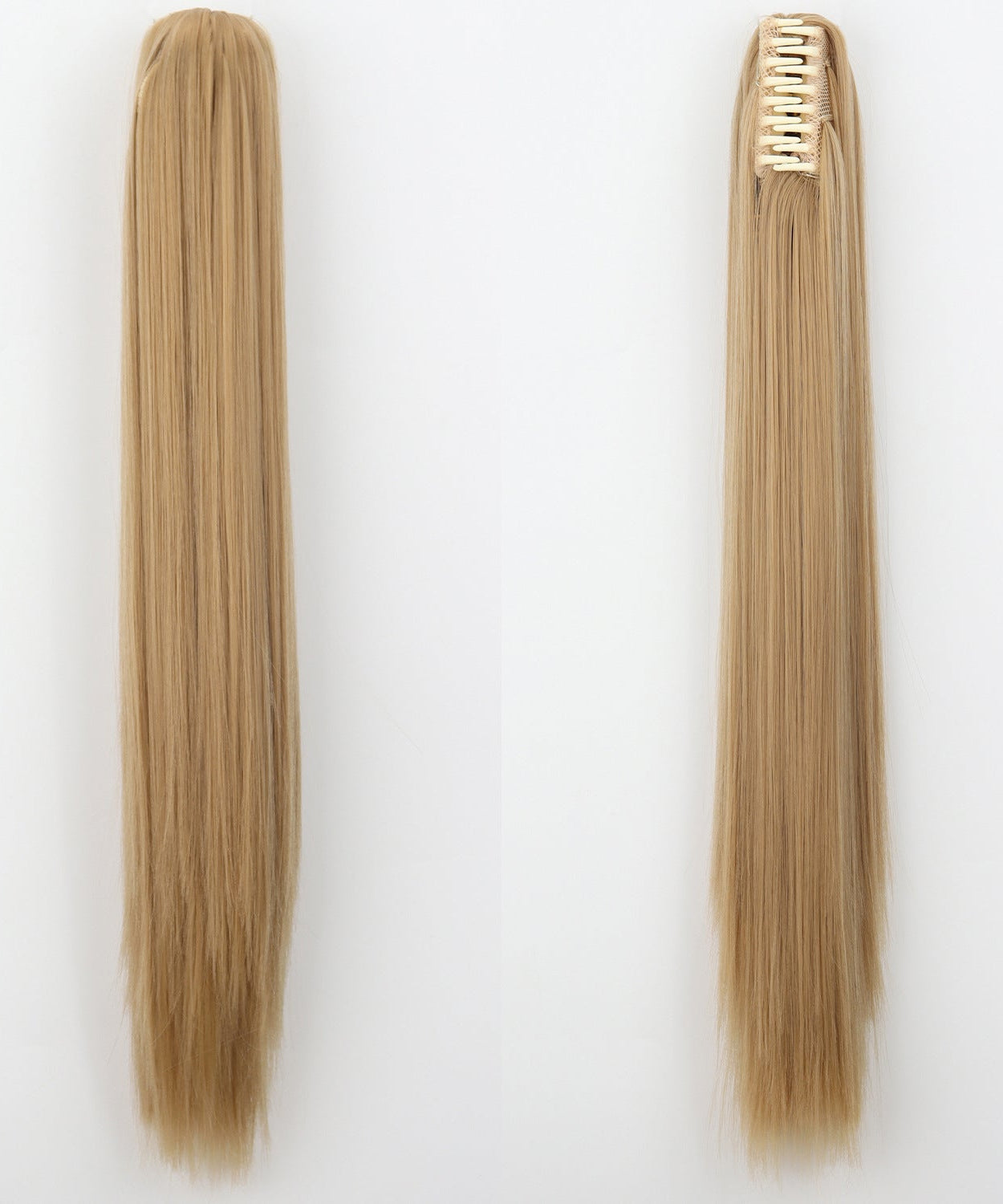 Fashion Ponytail Claw Clip Long Straight Hair Chemical Fiber Wig Fluffy