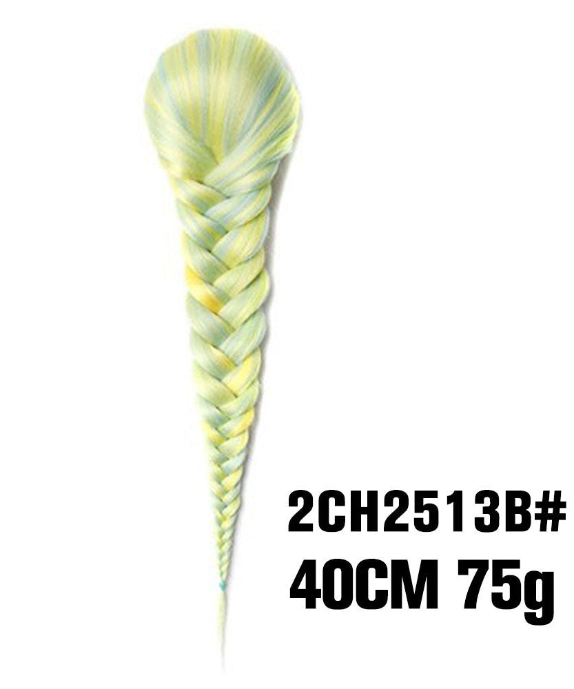 Synthetic Braided Fishtail Horse Tail Women's Wig
