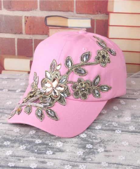 All-match Gold Silk Flower  Hat