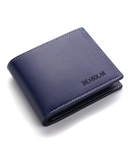 Leisure Two Fold Short Horizontal Men's Wallet