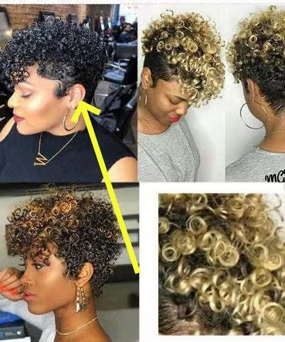 Women's Simple Rolls Short Synthetic Wigs