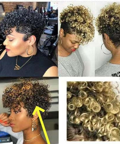Women's Simple Rolls Short Synthetic Wigs
