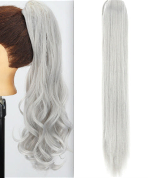 Fashion Ponytail Claw Clip Long Straight Hair Chemical Fiber Wig Fluffy