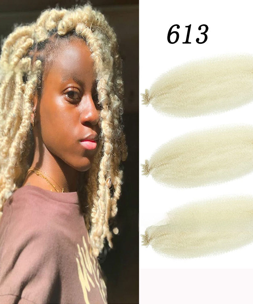 Wig Crochet Hair Springy Afro Twist Hair Chemical Fiber Wig Dreadlocks