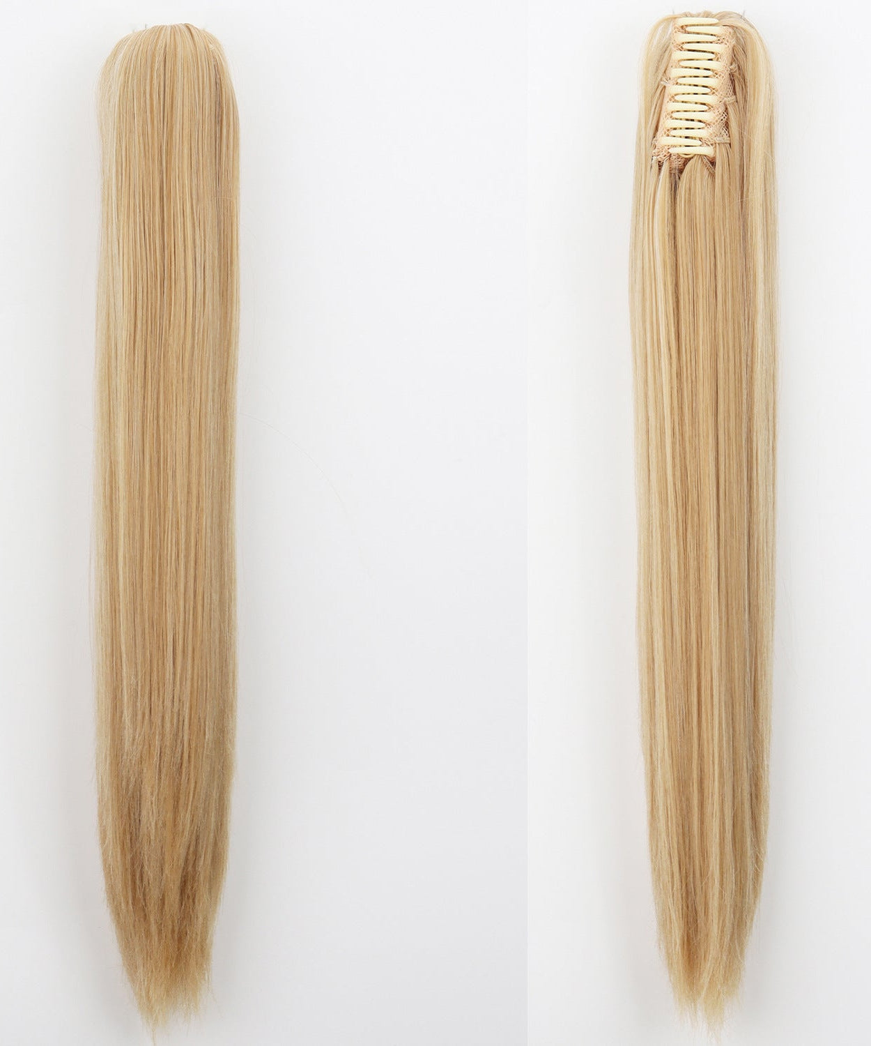 Fashion Ponytail Claw Clip Long Straight Hair Chemical Fiber Wig Fluffy
