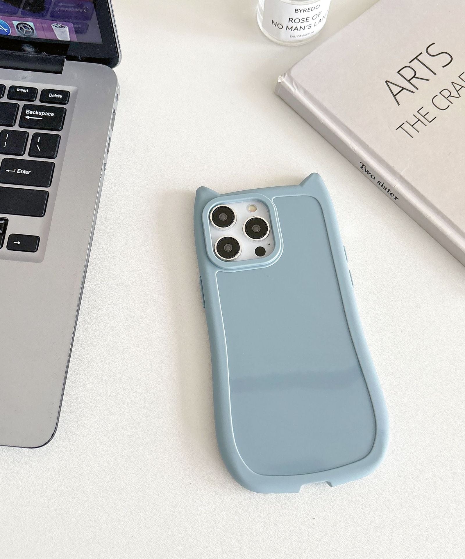 New Cat Ears For 16 Phone Case Simple Niche High-grade Silicone Protective Cover