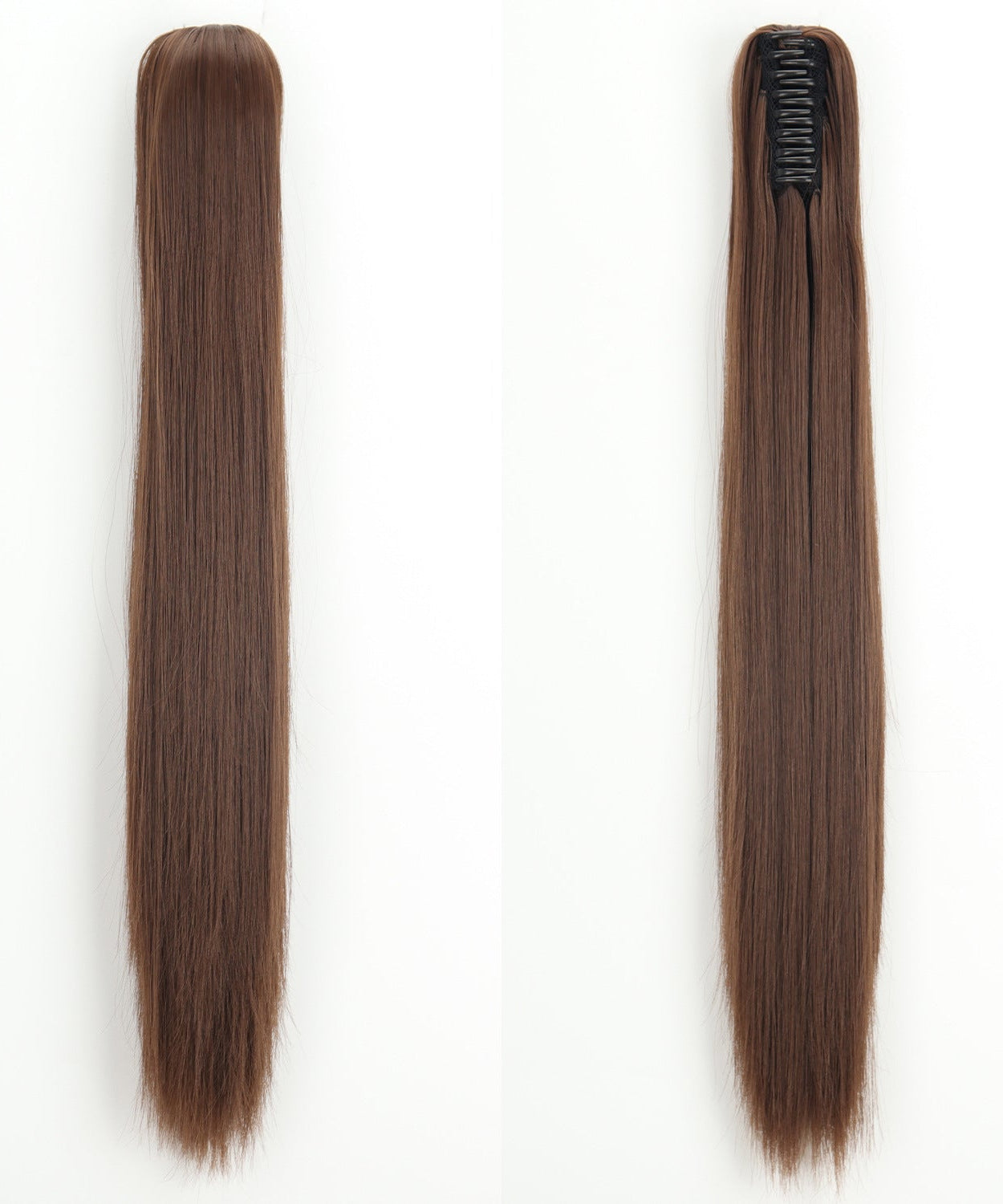 Fashion Ponytail Claw Clip Long Straight Hair Chemical Fiber Wig Fluffy