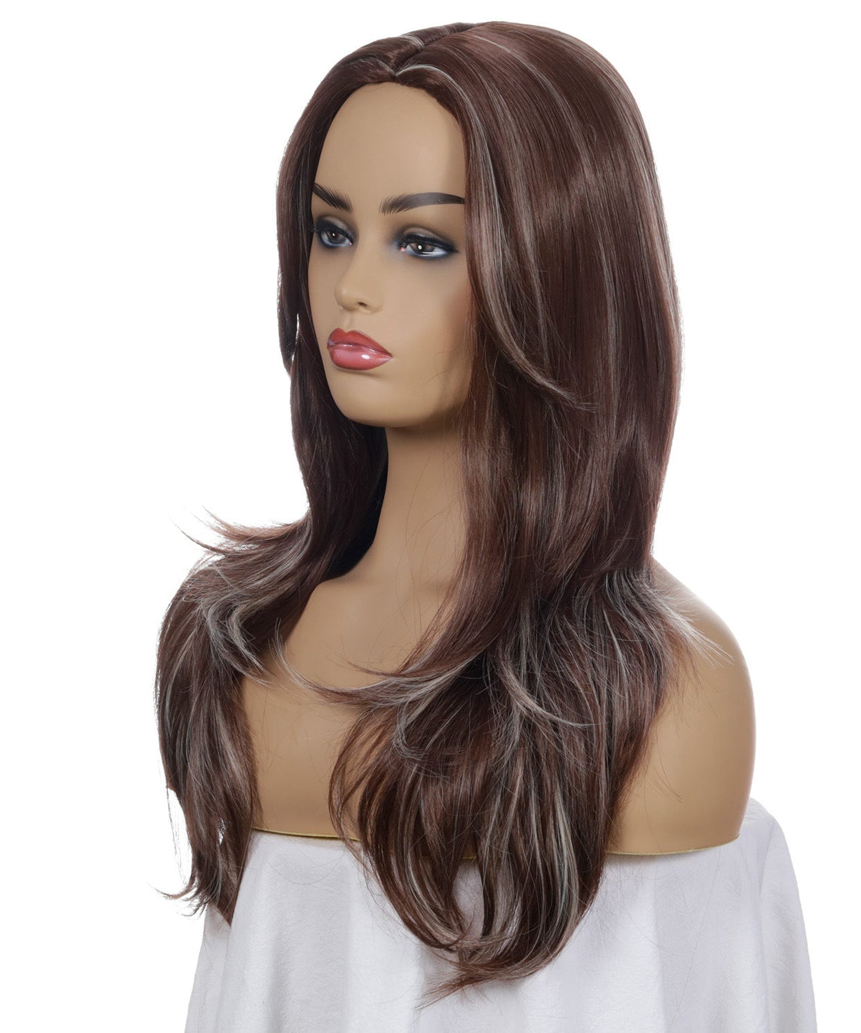Mid-length Fashion Women's Mid-length Curly Hair Synthetic Wigs