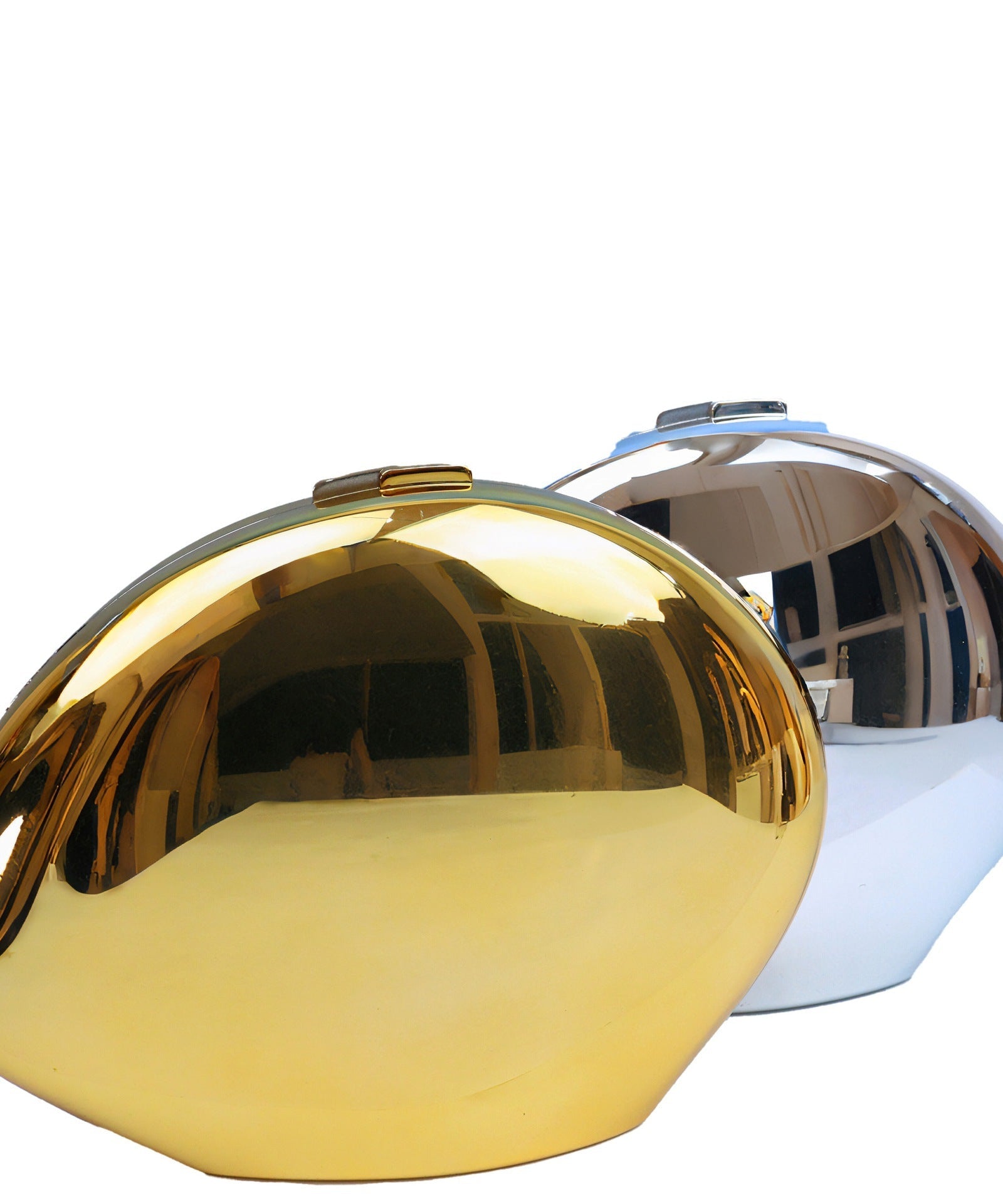 Acrylic Metallic Goose Clutch