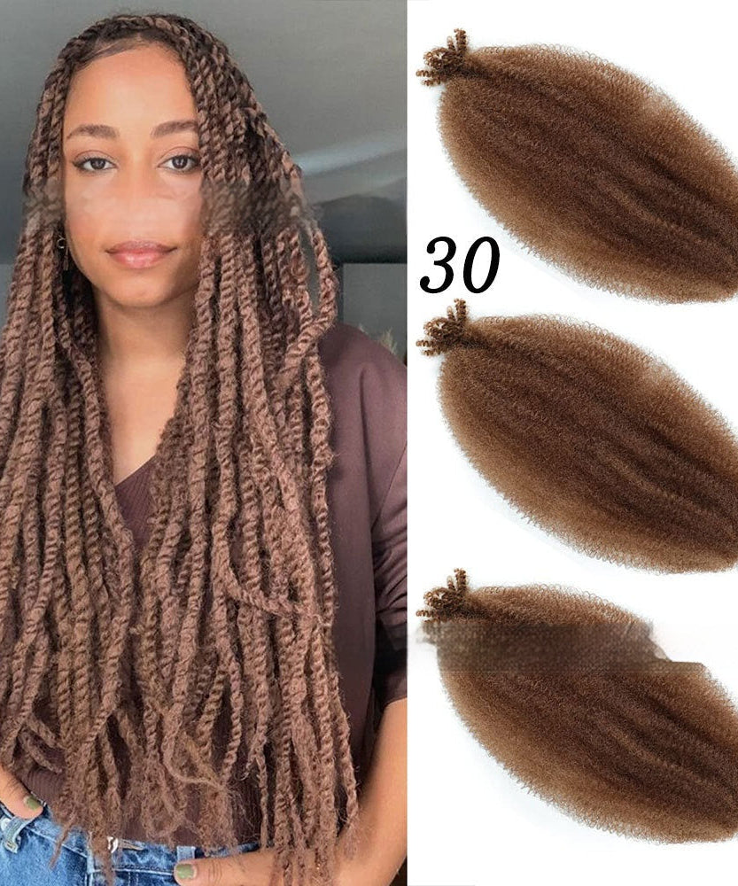 Wig Crochet Hair Springy Afro Twist Hair Chemical Fiber Wig Dreadlocks